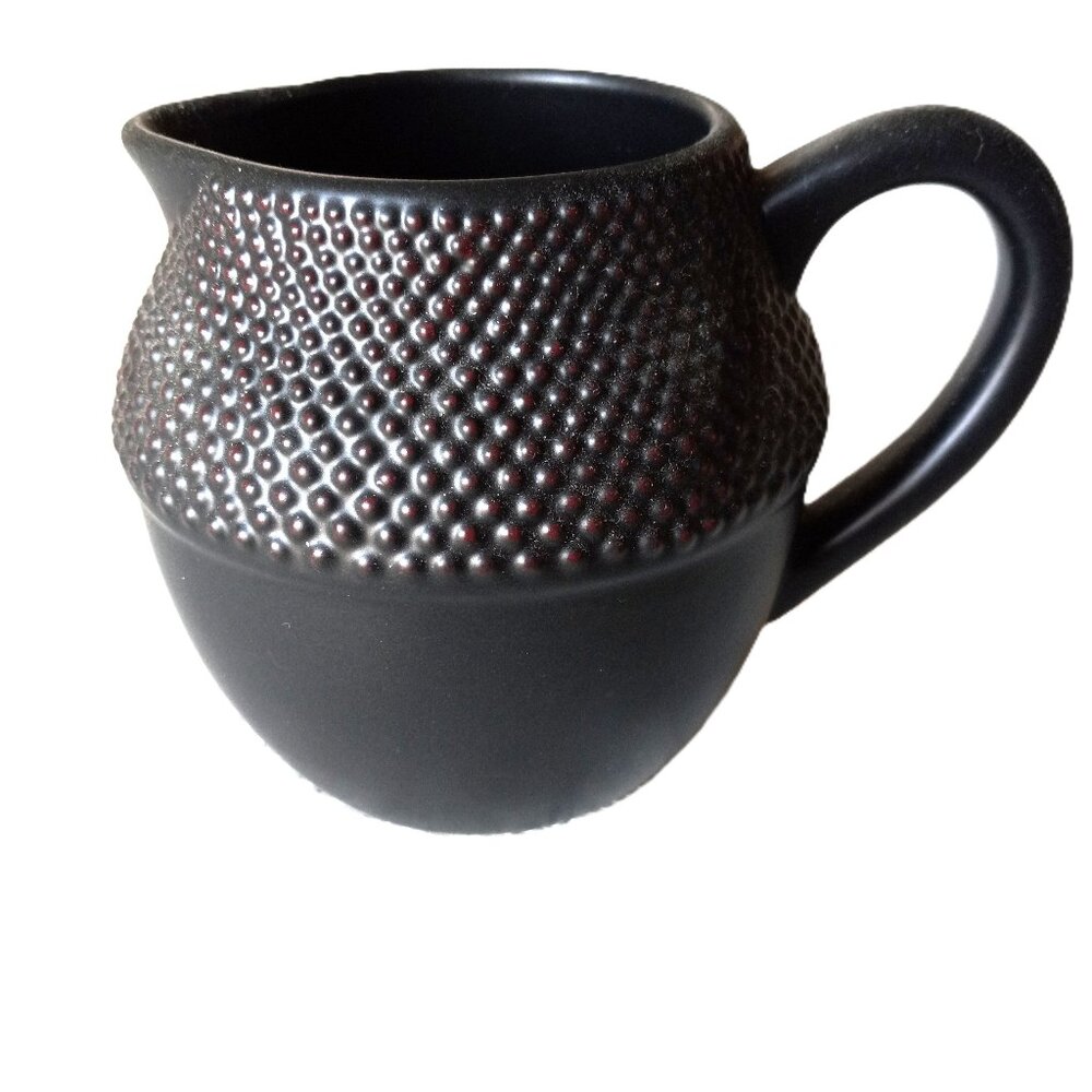 Creamer Matte Brown Stoneware  "HOME" Brand